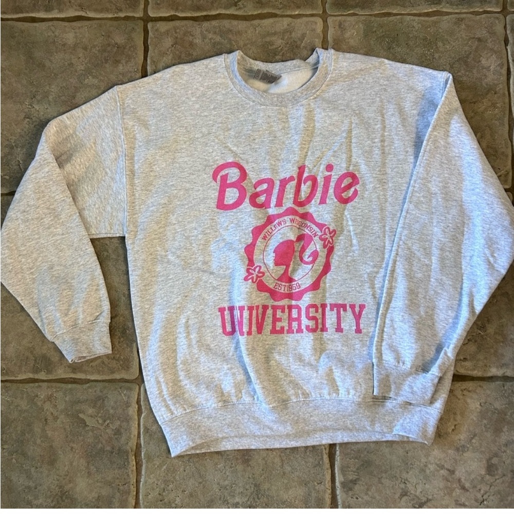 Barbie Crewneck Pullover Sweatshirt